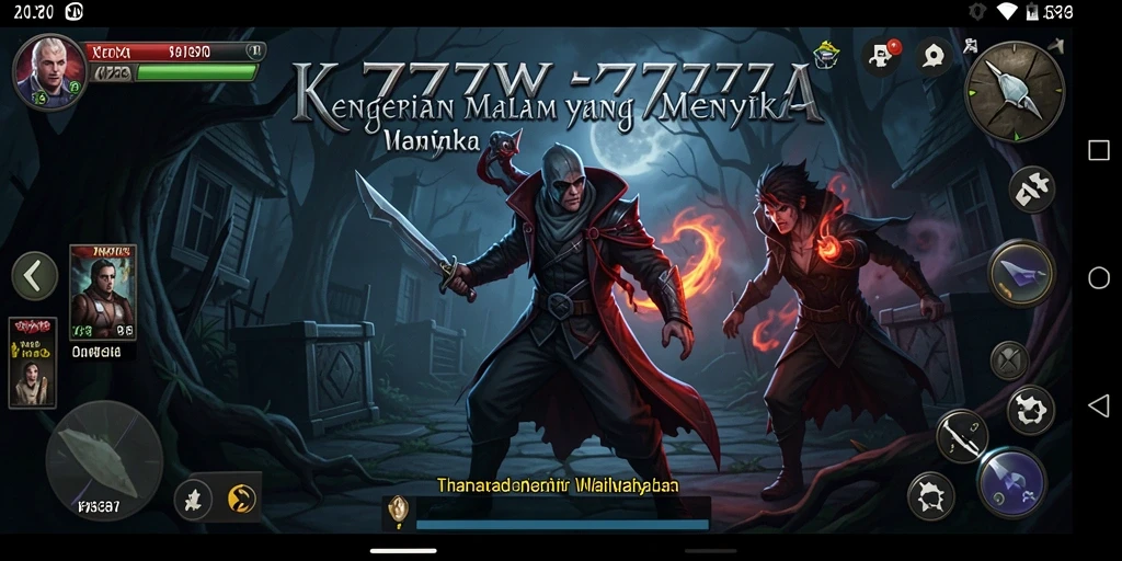 Tampilan gameplay menakutkan dari 7777W yang mencekam dan menegangkan.