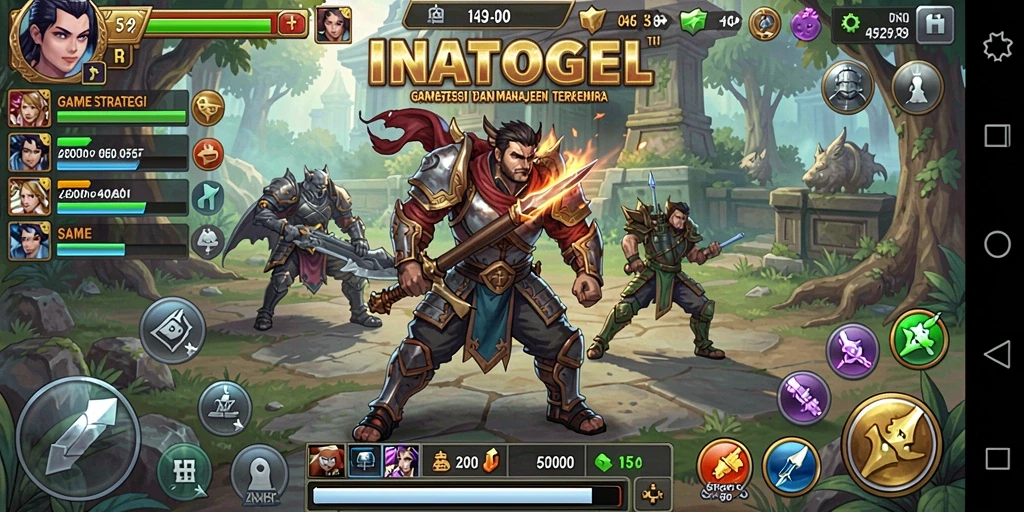 Tangkapan layar gameplay INATOGEL yang menarik dan strategis.