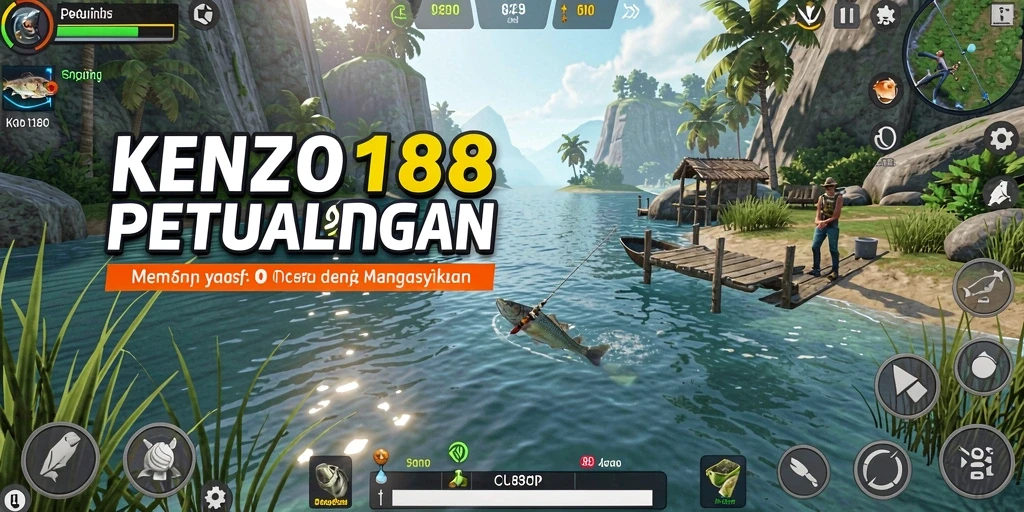 Gameplay memancing yang seru dan realistis dalam KENZO188.