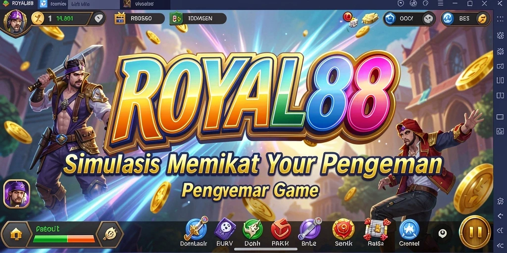 Screenshot gameplay ROYAL88 menunjukkan pengalaman simulasi yang mendalam.