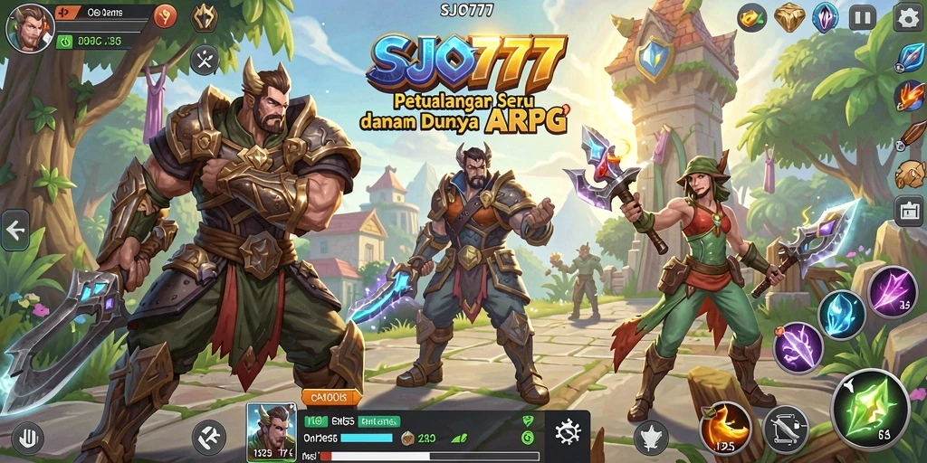 Gameplay SJO777 yang menampilkan aksi seru dalam dunia ARPG.