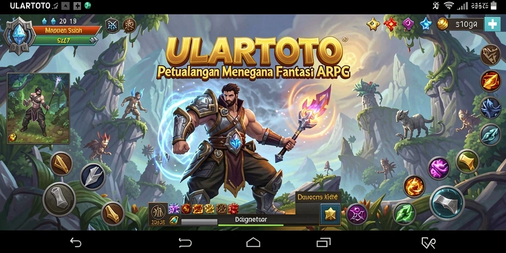 Tangkapan layar ULARTOTO menunjukkan aksi mendebarkan dalam pertempuran ARPG.